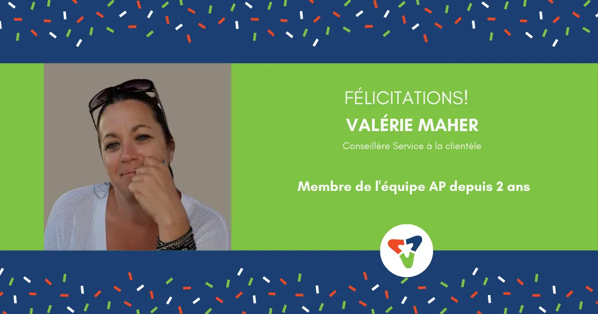 Joyeux anniversaire professionnel, Valérie Maher